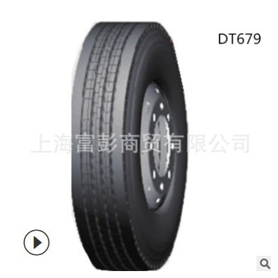 中长途货车轮胎12R22.5-18PR钢丝胎 拖挂车轮胎 可配钢圈
